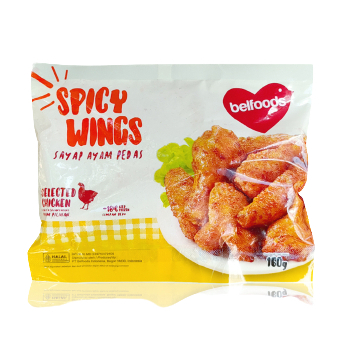 

BELFOODS Spicy Wings 160gr (Tahan suhu ruangan 3hari)