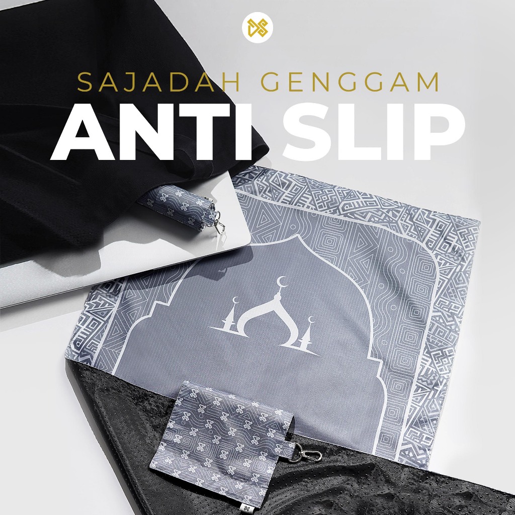 SAJADAH GENGGAM ANTI SLIP / SAJADAH TRAVEL ANTI GESER / SAJADAH TRAVELING MOTIF WATERPROOF