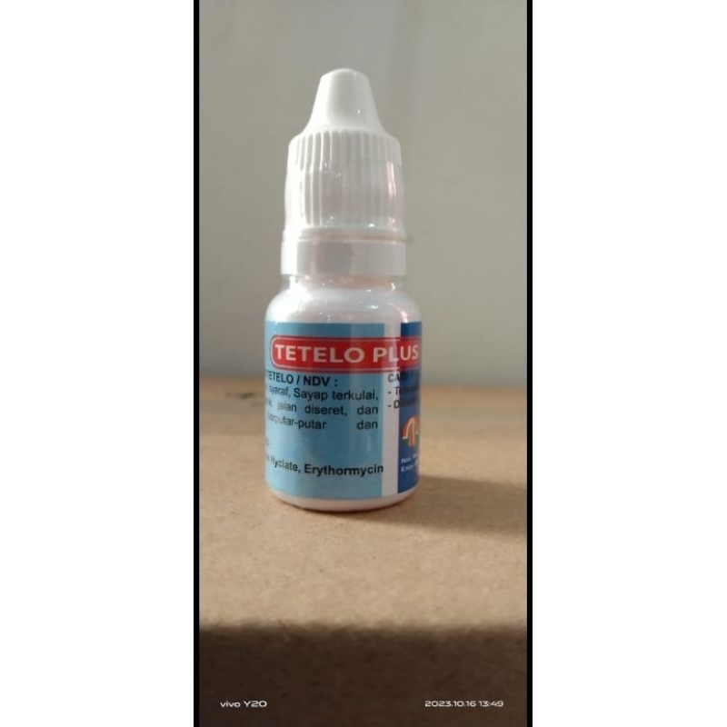 Tetelo Merpati 10 ml drop obat telo telo merpati ampuh