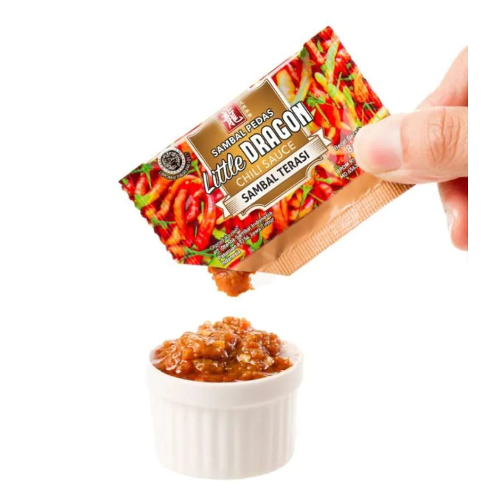 

Sambal terasi Sachet little dragon chili