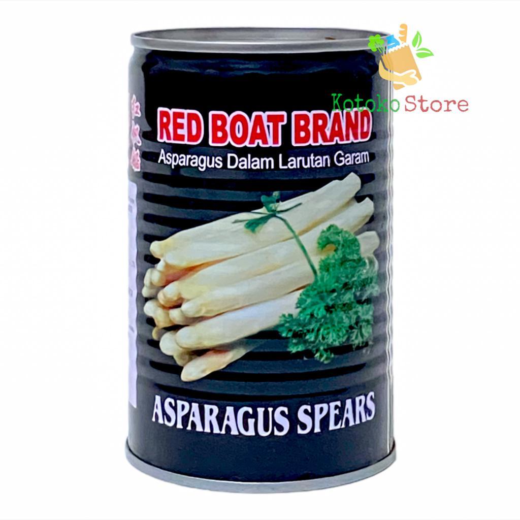 

Red Boat Brand Asparagus Spears / Asparagus Panjang Kaleng 430gr