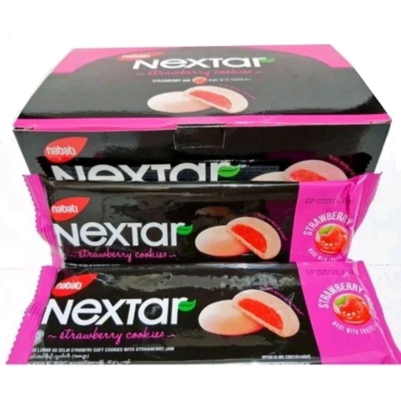 

Nextar Strawberry Cookies 1 Box 10 pcs