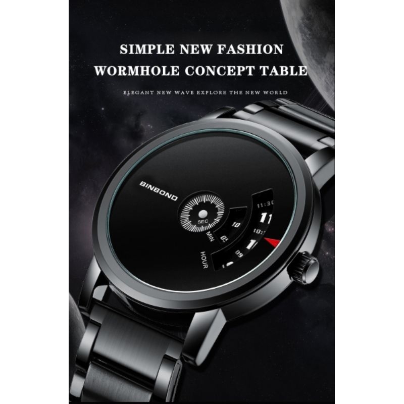 Jam Tangan Pria wanita BINBOND Stiles Tali Pasir