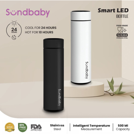 Sundbaby Smart Led Bottle Original Tumbler Termos Suhu 500 ml