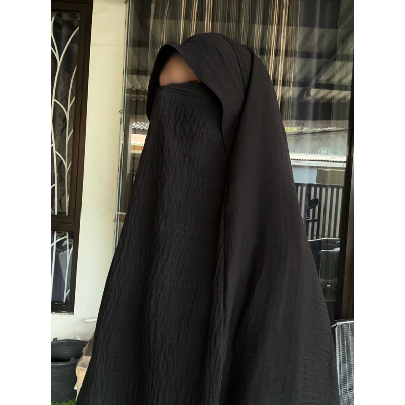 french khimar / FK pony poni jumbo premium realpict (tanpa gamis)