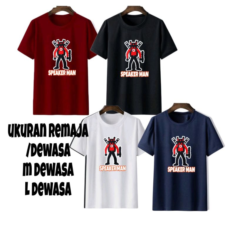jojo clothing baju kaos cowok remaja/dewasa anak tanggung gambar speaker man