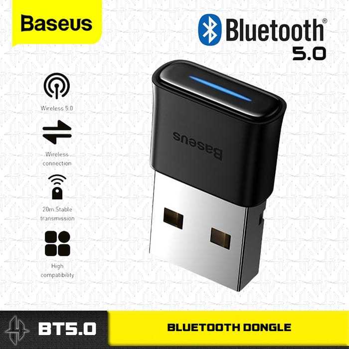 BASEUS Bluetooth USB Dongle Adapter V5.0- BLACK