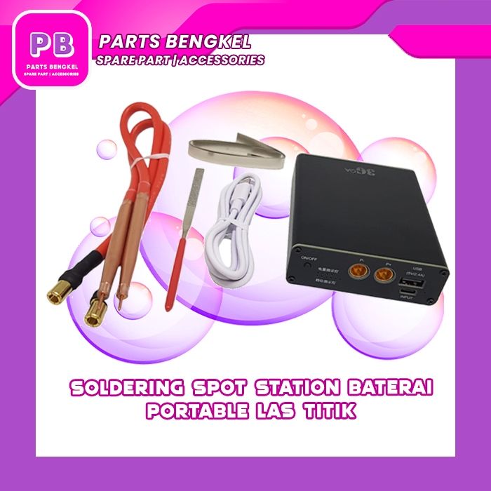 SOLDERING SPOT STATION BATERAI / LAS TITIK SPOT WELDER PORTABLE