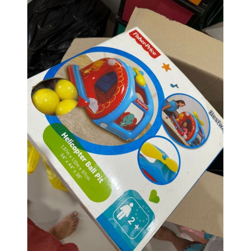 Helicopter ball pit fisher price