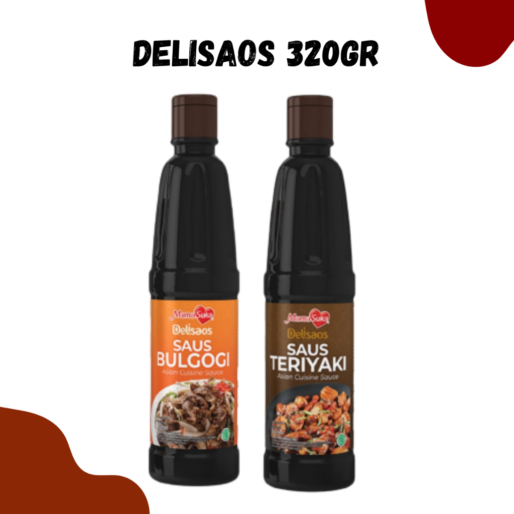 

Delisaos Mamasuka Saos Teriayaki Saos Bulgogi 320gr