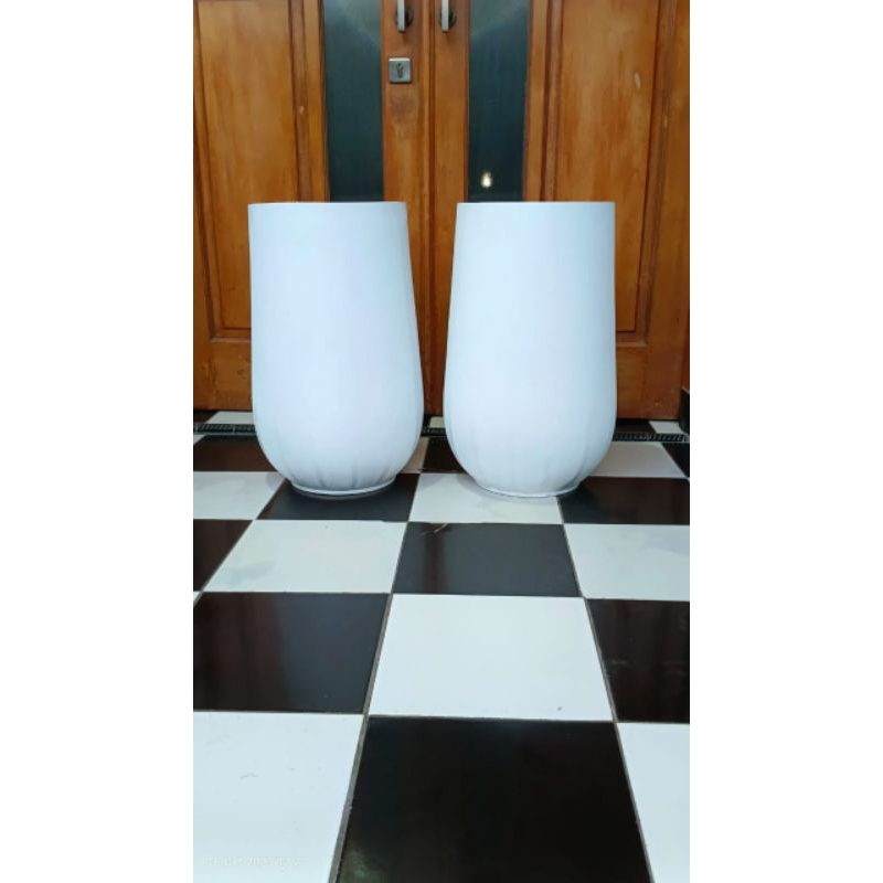 Pot dekorasi pelaminan ukuran 60cm bahan spon karet