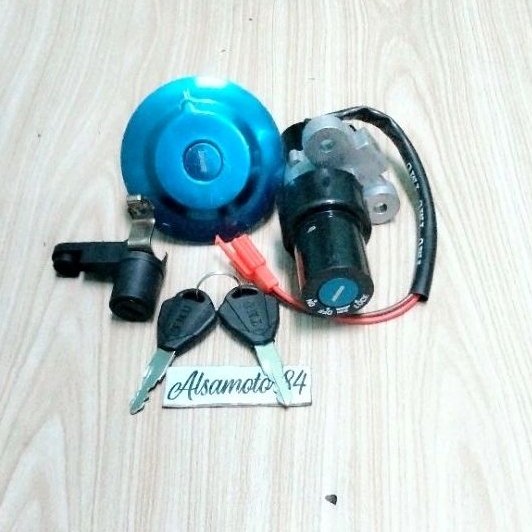 KUNCI KONTAK SET PLUS TUTUP TANGKI VIXION OLD LAMA KOMPLIT