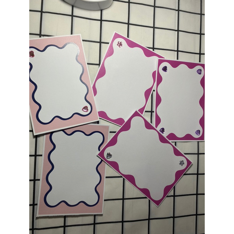 BEADY BLANK CARD | GREETING CARD POLOS