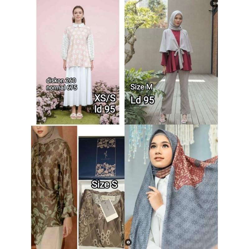 End year Sale|Sumbawa Blouse|Anne Blouse|Button Scarf Wearing Klamby