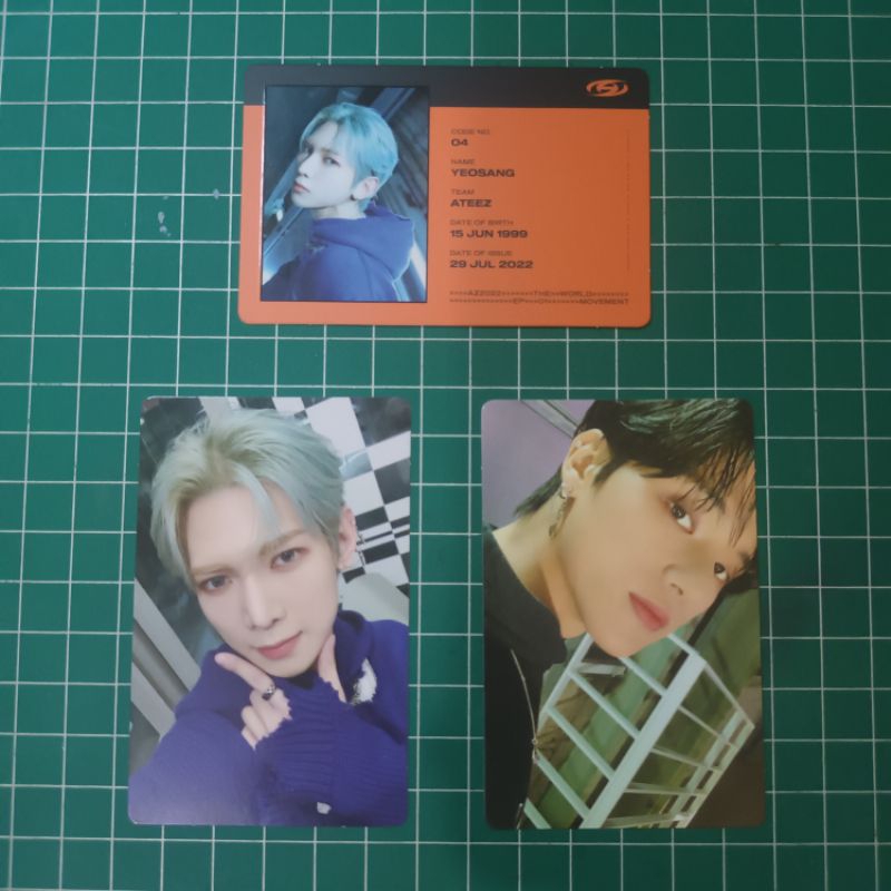 PC ATEEZ MOVEMENT PT. 1 YEOSANG WOOYOUNG Z. VER ID CARD LIM