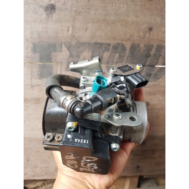 TB KARBU THROTTLE TROTEL TARTEL BODY INJECTOR TPS SELANG BENSIN CBR CRF RALLY 250 R CBR250R KYJ K33 