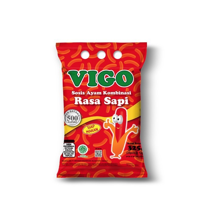 

Sosis Vigo 325gr Isi 25 biji