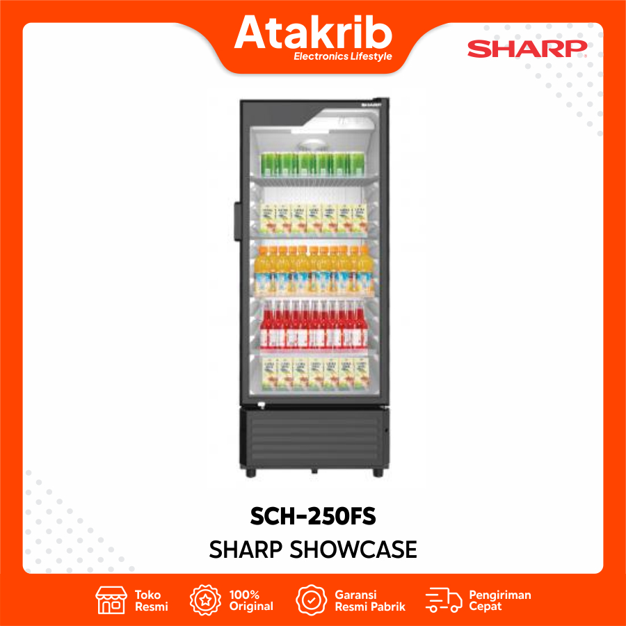 SHARP SHOWCASE SCH-250FS (250 Liter)