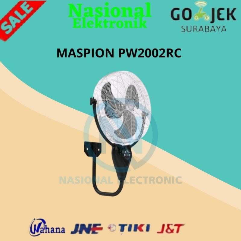 KIPAS ANGIN DINDING MASPION PW2002RC/MASPION PW2002RC/KIPAS ANGIN MASPION PW2002RC/KIPAS ANGIN PW200