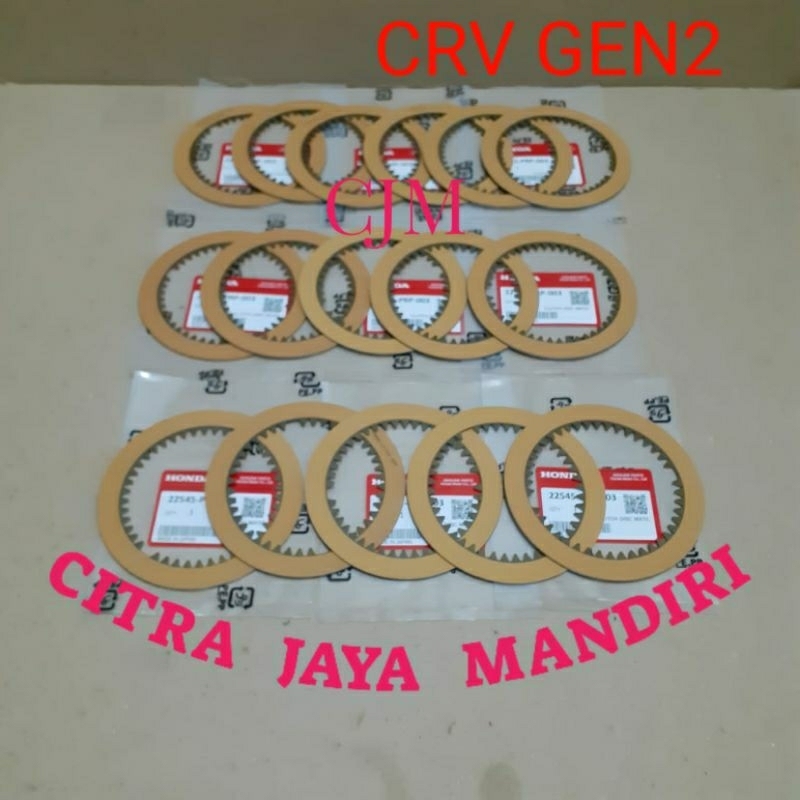 KAMPAS KOPLING SET MATIC METIC  CR-V CRV GEN2 2002-2006 BERKUALITAS