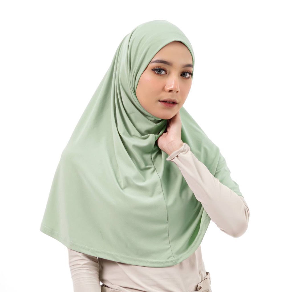 Hijab sport | Hijab sport tanpa pet | Bergo sport