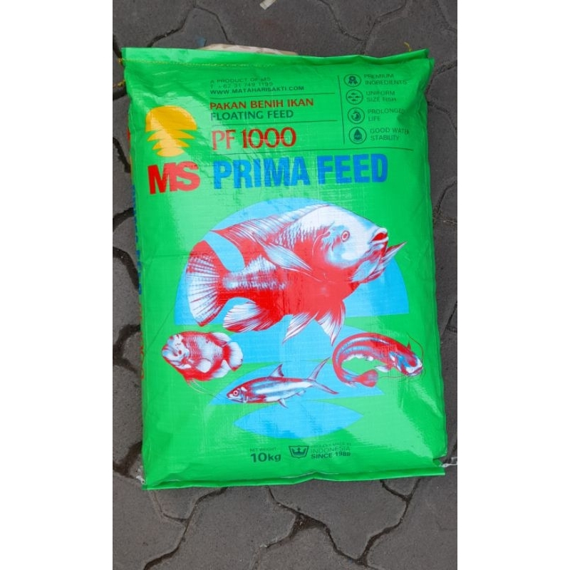 pakan ikan pf 1000 ecer prima feed