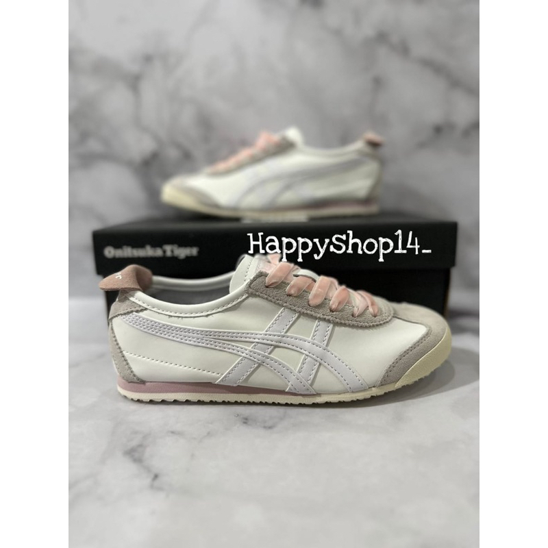 Sepatu Onitsuka Mexico 66 Breeze Pink Free Kaos Kaki