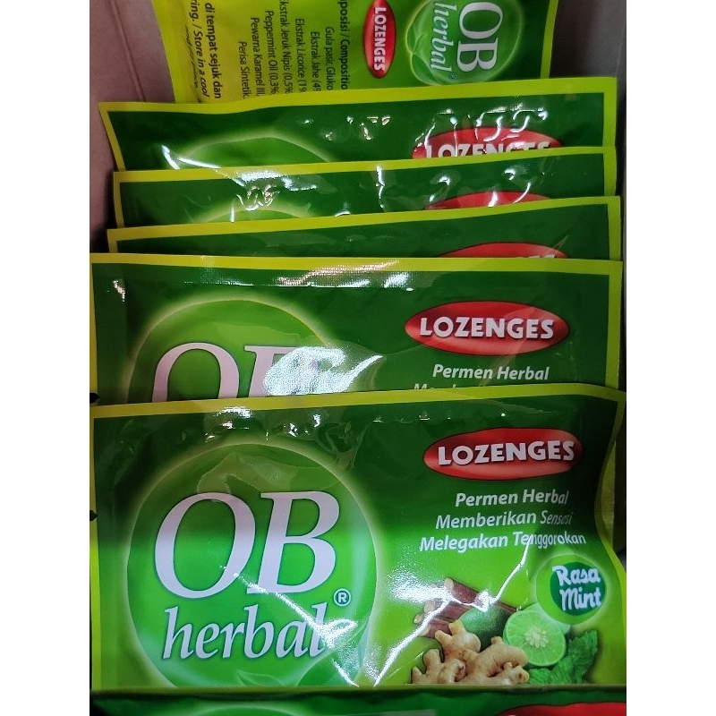 

OB Herbal Lozenges Permen Herbal isi 5pcs