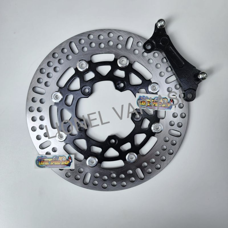 Piringan cakram disc lebar motor vario 125 new vario 150 lubang baut 5 lebar 260mm plus breket dan b