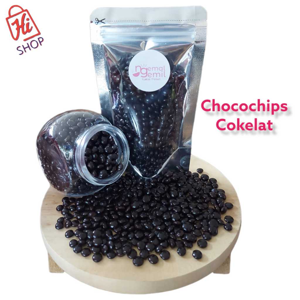 

Chocochips Pipih Cokelat Chocochips Coklat Bulat Sprinkle Topping Hiasan Kue Donut Pop Ice Kualitas Premium