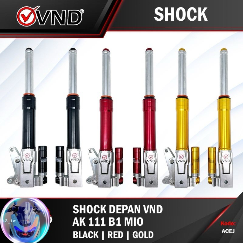 VND SHOCKBREAKER SHOCK DEPAN VND AK111 B1 ,MIO SPORTY / Mio J / Mio M3 / Fazzio Dll-