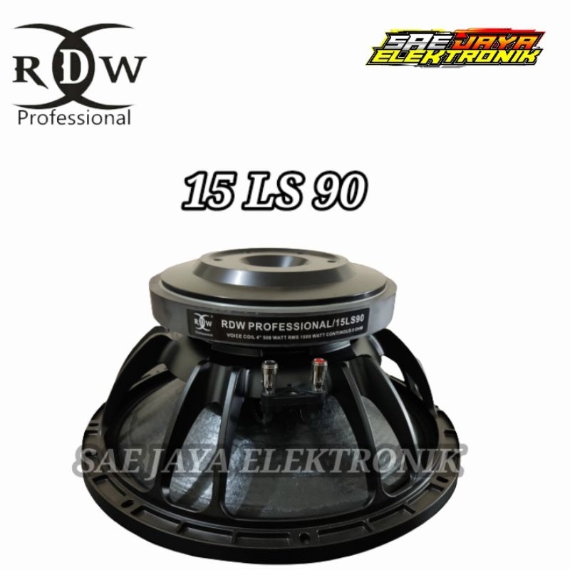 Speaker Komponen RDW 15 LS 90 / 15LS90 / LS90 - 10 Inci