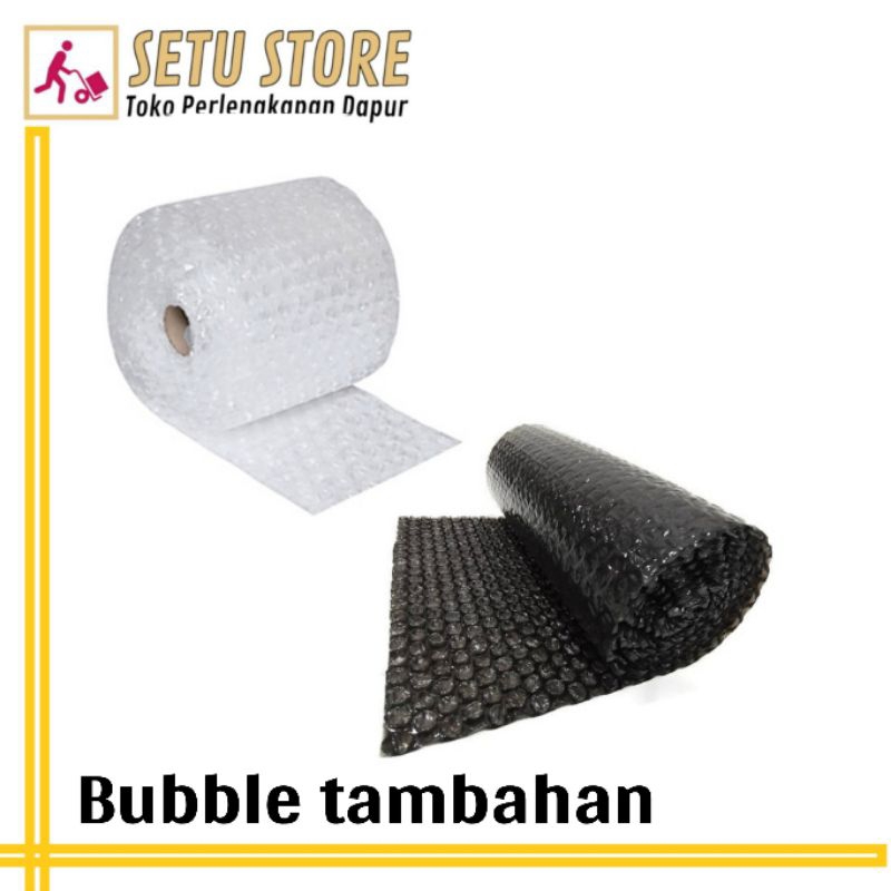 

Bubble wrap tambahan pengaman packing pengiriman barang