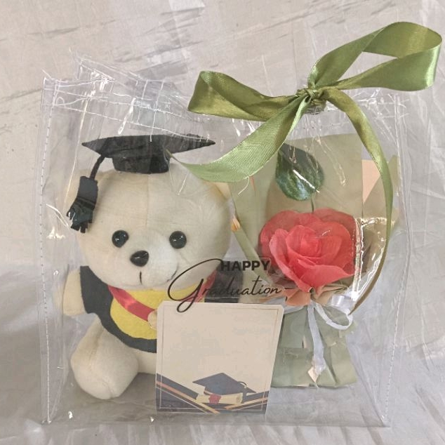 KADO WISUDA HAMPERS WISUDA TAS BONEKA BUKET BUNGA