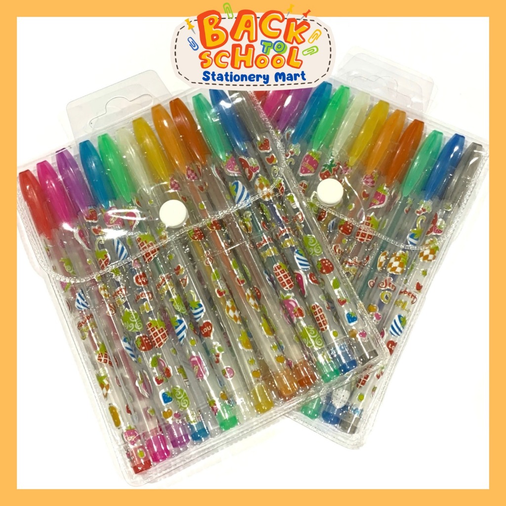 

(BTS) BOLPEN PULPEN GLITER 12 WARNA KARAKTER