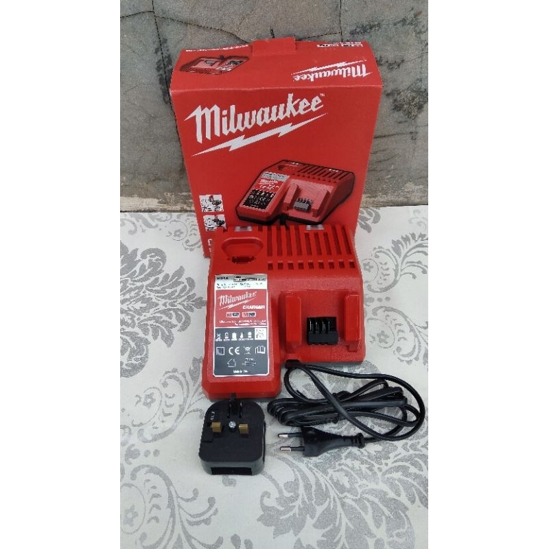 Charger Milwaukee M12 M18 Charger Baterai Milwaukee Cordless 12v 18 v