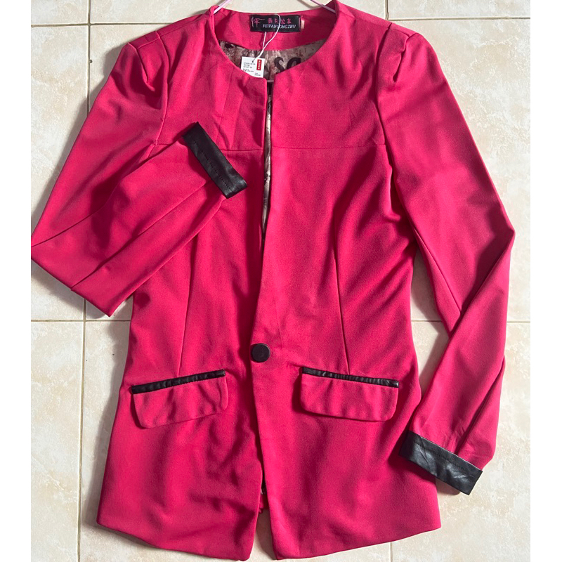 PREMIUM BLAZER FUSHCIA PINK FANTA