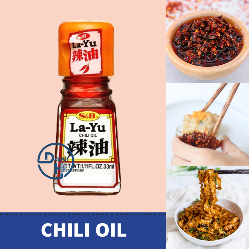 

S&B La Yu Minyak Cabai Jepang 33 ml / Rayu Import Japan Chili Sesame Oil for Ramen Udon//