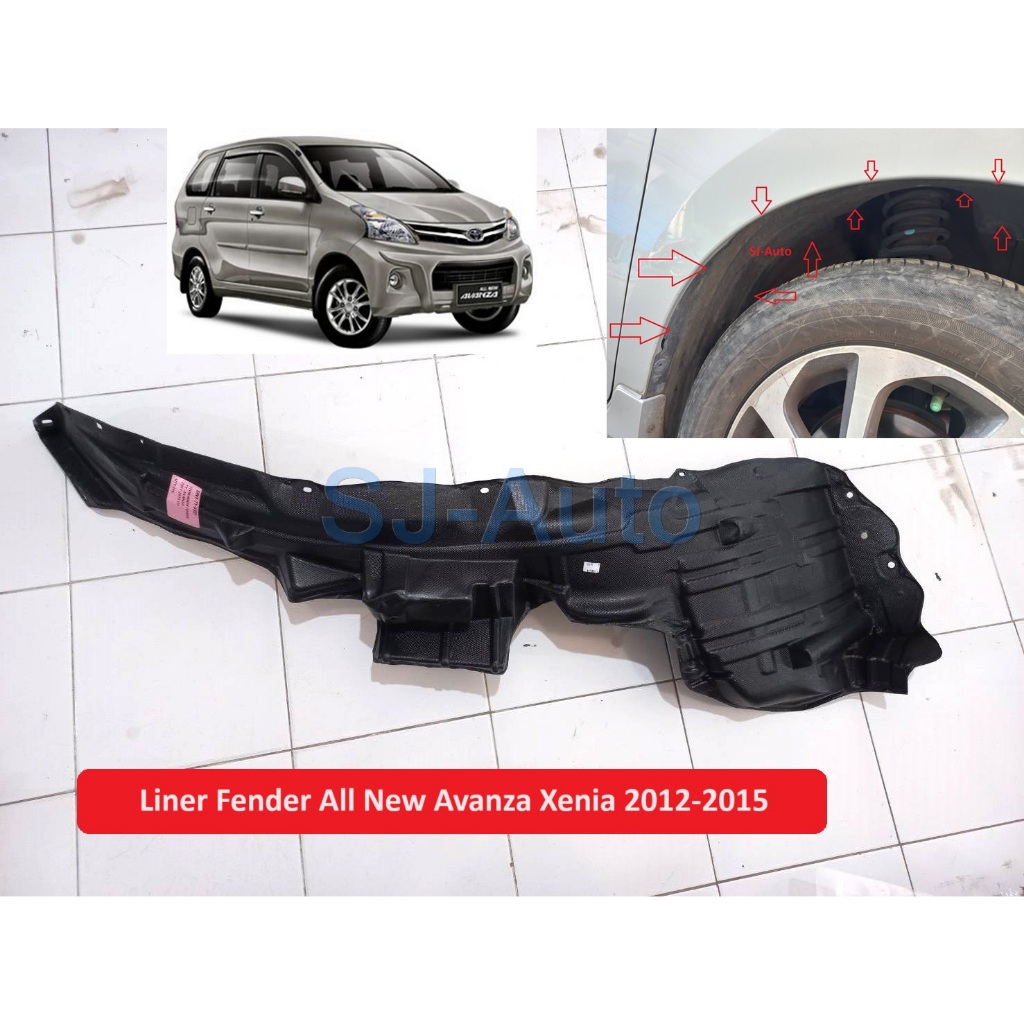 Liner Fender Inner Fender All New Avanza Xenia 2012-2015 Depan