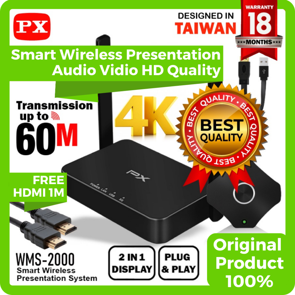 HDMI Wireless 60M video transmitter receiver 1080P PX WMS-2000 4K2K