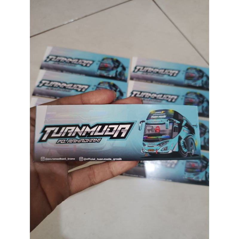 

stiker bus tuan muda isi 30 pcs