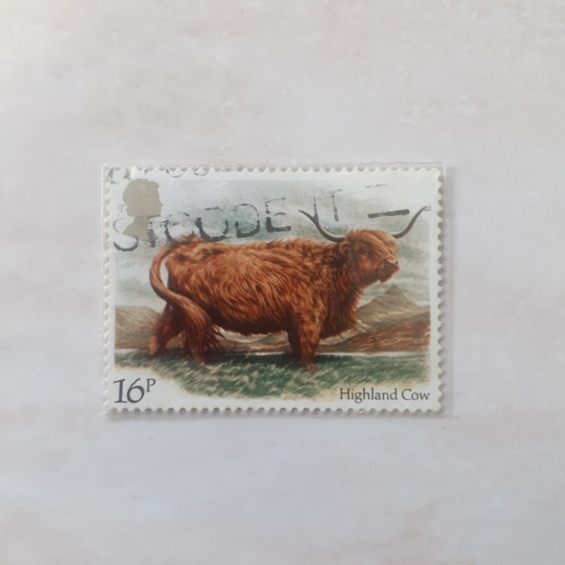 

Perangko Inggris Britania Raya & Irlandia Utara British Cattle (Highland Cow (Bos primigenius taurus)) Tahun 1984