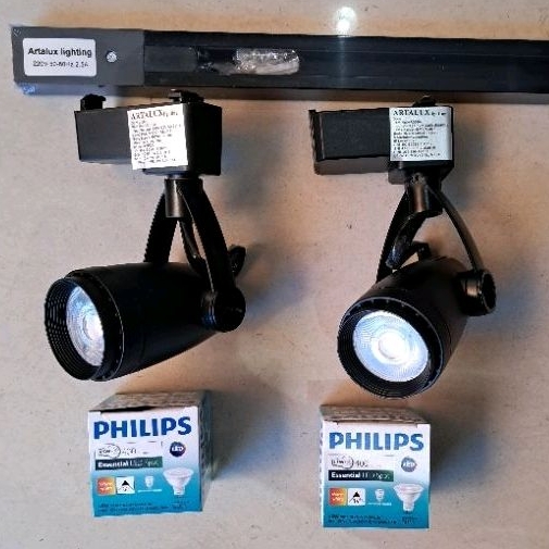 paket promo 3watt lampu 1 rel artalux 2 fitting artalux ar360 led Philips 3w