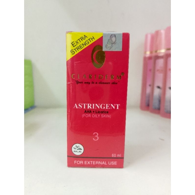 Toner Obat Jerawat Clariderm 3 Ori