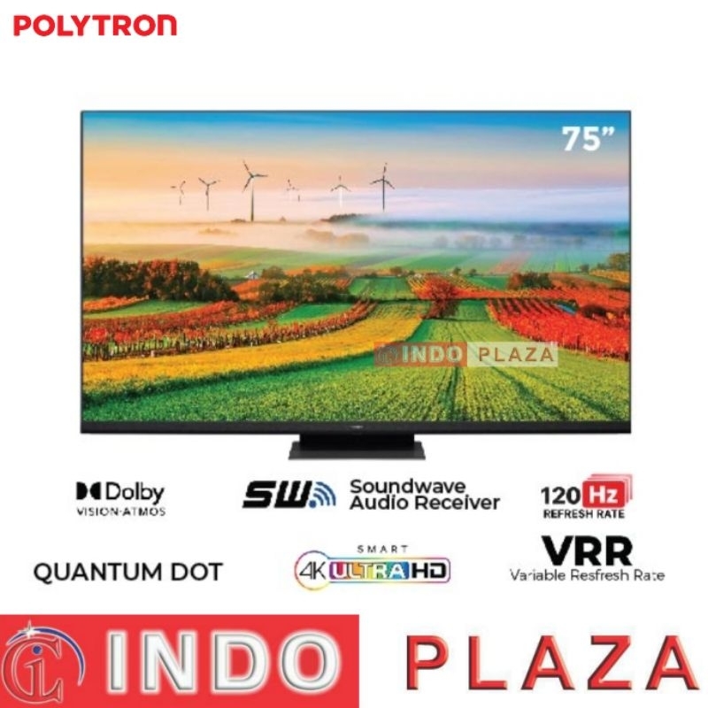 TV POLYTRON 75 Inch SMART 4K UHD PLD-75UV5901