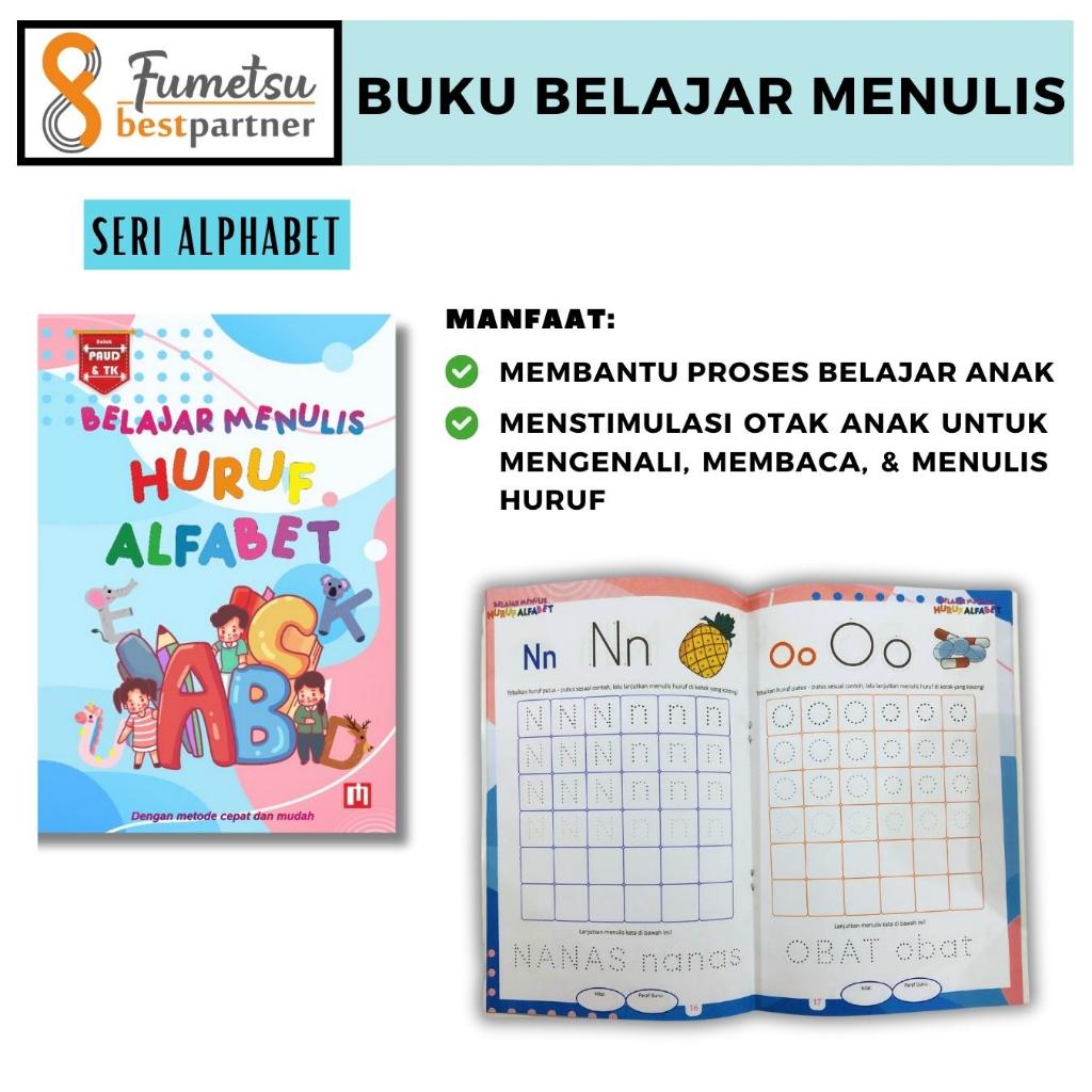 

Buku Belajar Menulis Dan Mengenal Alfabet Huruf / Buku Belajar Anak Tracing Huruf Besar