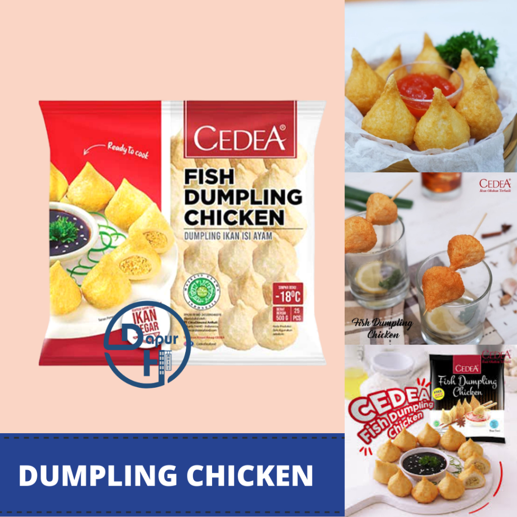 

CEDEA Fish Dumpling Chicken 500 g Halal | Shabu shabu Tomyam--