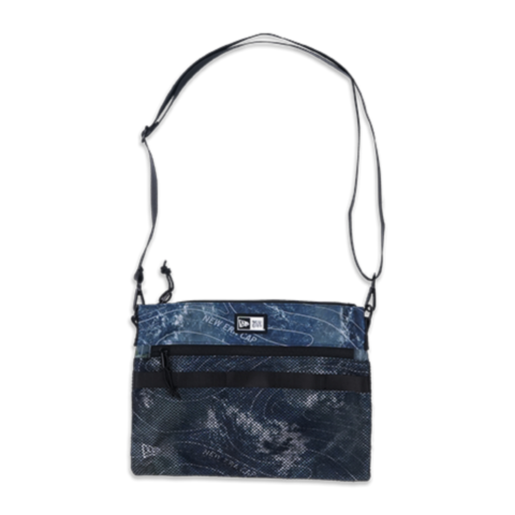 Tas Sling Bag New Era Cap Synoptic Chart Map Multi Navy Sacoche Original
