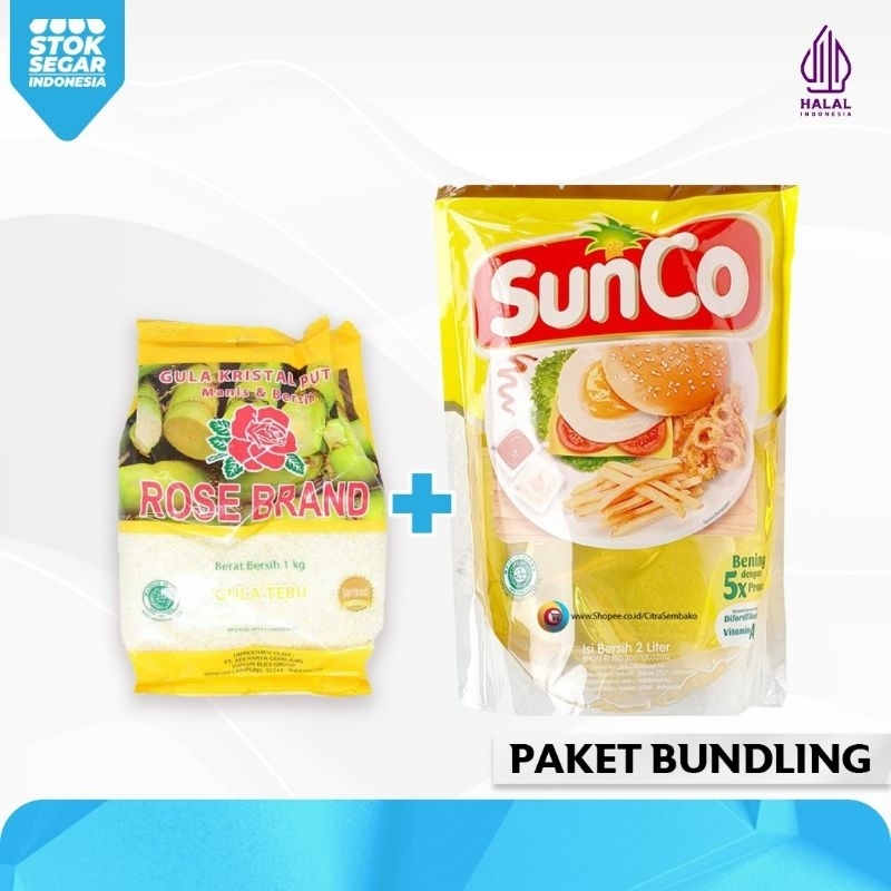 

Minyak Goreng Sunco 2 Liter Gula 1 kg