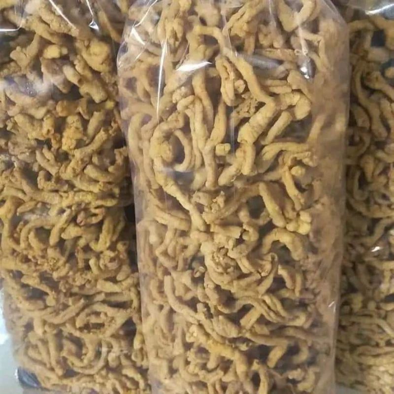 

2kg keripik usus ayam gurih dan renyah